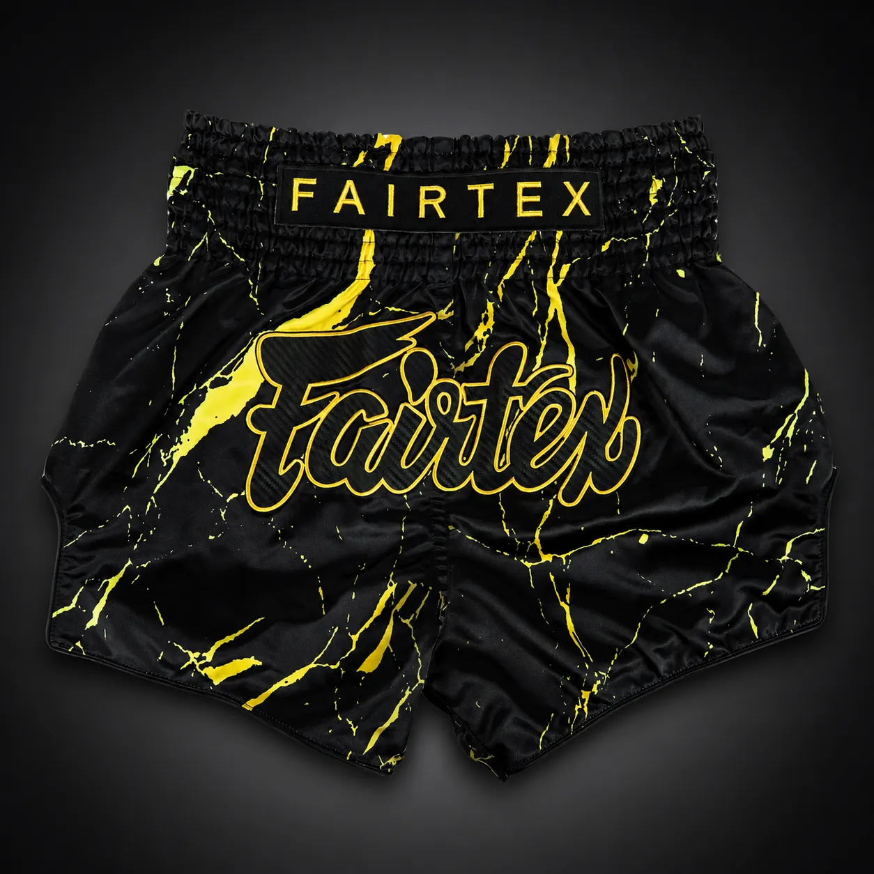 Fairtex Muay Thai Shorts — Black Marble