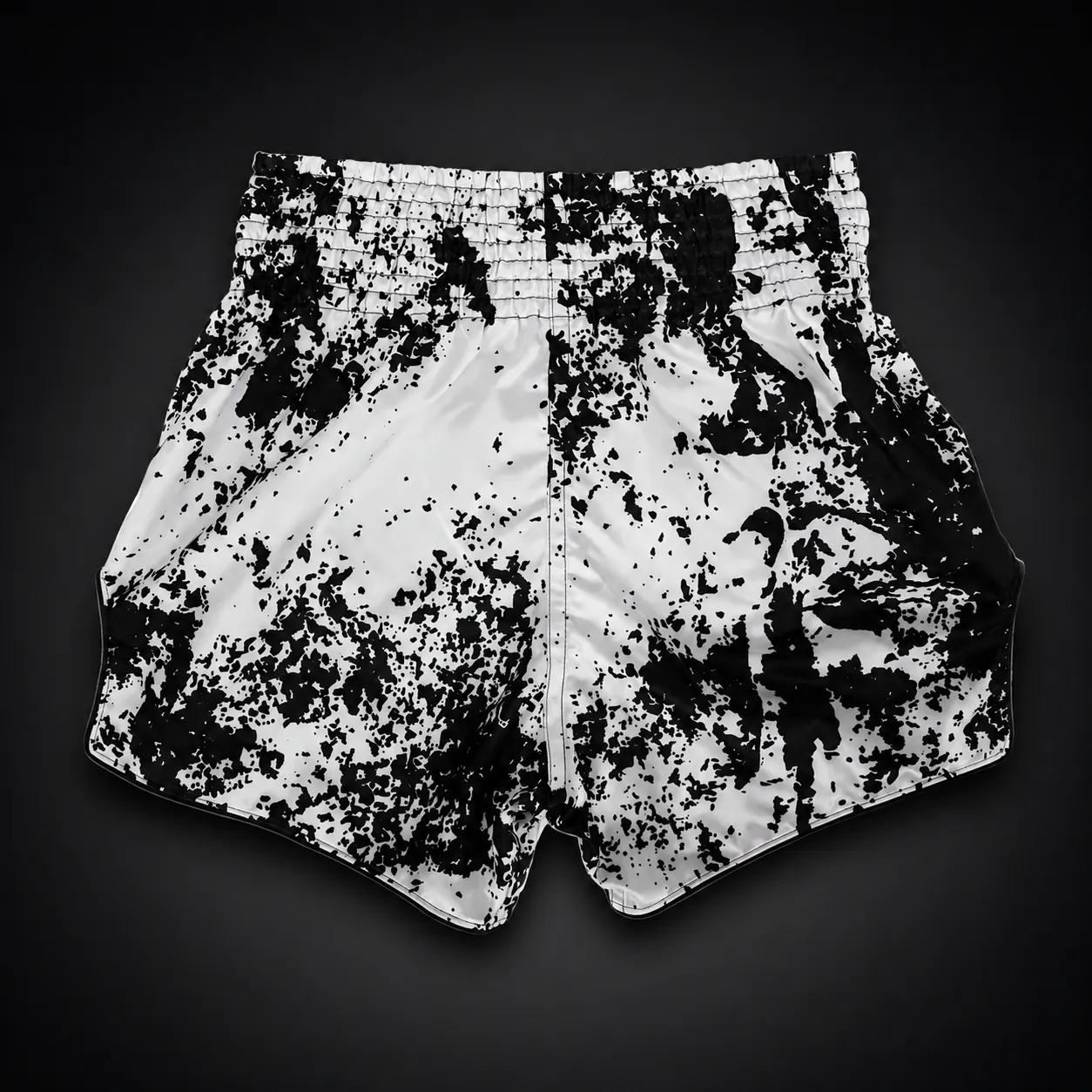 Fairtex Muay Thai Shorts Grunge Black — dos